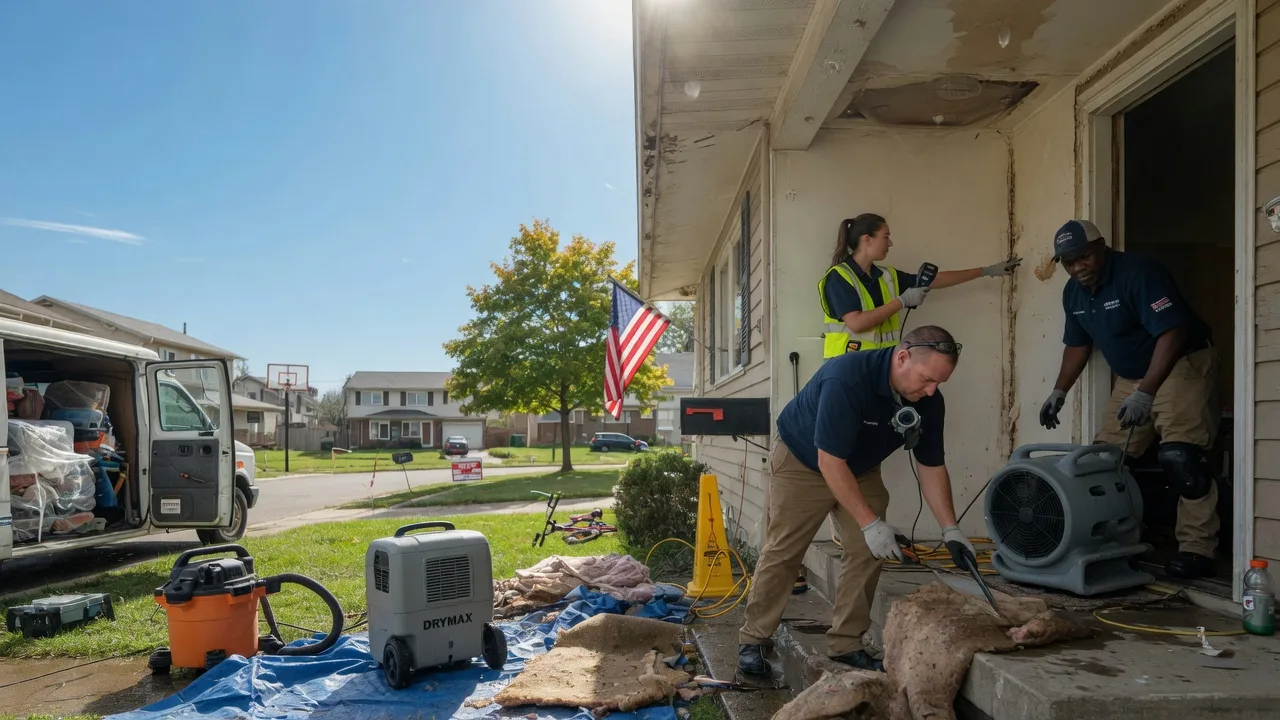 Water Damage Restoration in Gilbertsville, PA near me